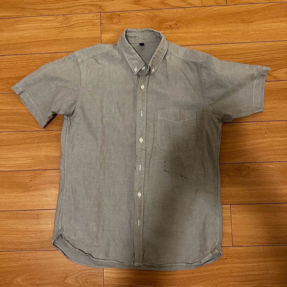 Button down shirt, short sleeve